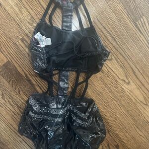 Glamour Black Strapless Dress